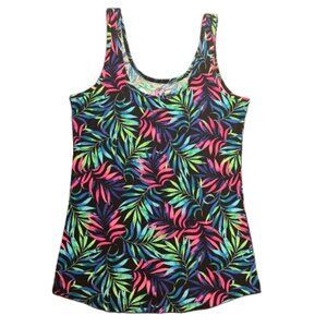 🌺 No Boundaries Tropical Print Tank Top – Size L (Juniors 11–13) 🌺